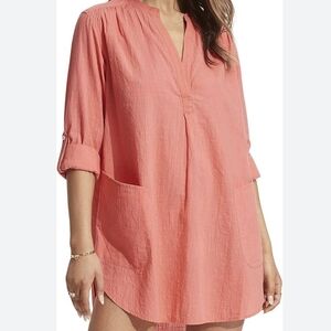 Mine Coral Tunic Top